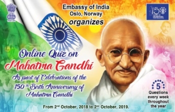 Gandhi Quiz for September 2019